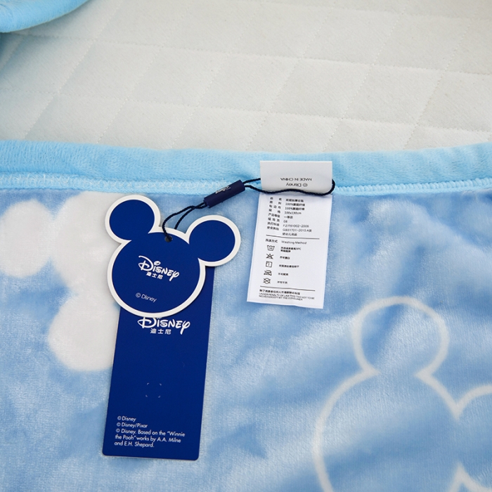 91家纺网 家纺一手货源 找家纺 小芽家居 2024新款拉舍尔绒婴儿毯毛毯儿童毯 米奇