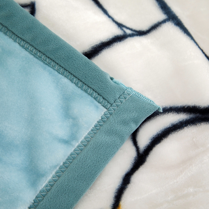 91家纺网 家纺一手货源 找家纺 小芽家居 2024新款拉舍尔绒婴儿毯毛毯儿童毯 维尼