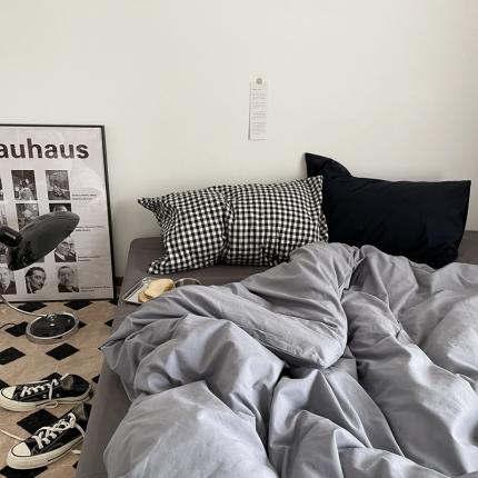 91家纺网 家纺一手货源 找家纺 总恋恋三季  2024新款A版纯棉斜纹B版全棉水洗棉四件套