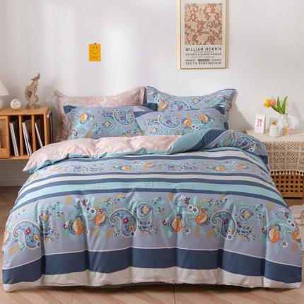 91家纺网 家纺一手货源 找家纺 星期三家纺 2021年冬季新款铂金全棉13372四件套（加老板微信有会员价） 新歌蒂