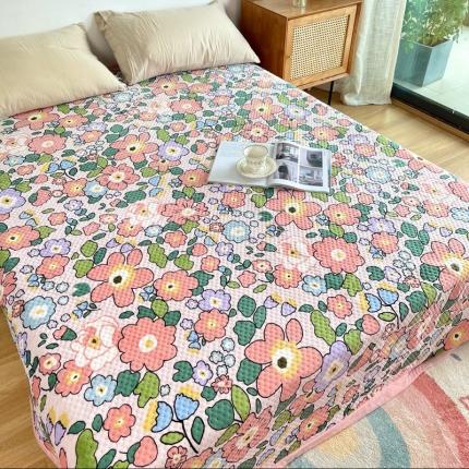 91家纺网 家纺一手货源 找家纺 （总）期遇家居 2021新款双面牛奶绒床盖毛毯盖毯