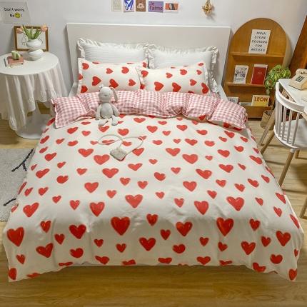 91家纺网 家纺一手货源 找家纺 （总）妖妖家纺 2021新款芦荟棉印花四件套