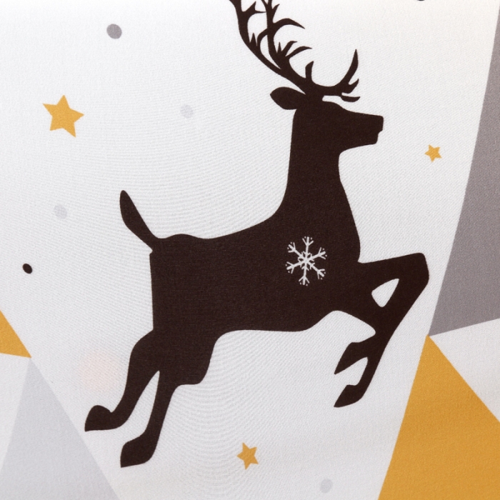 91家纺网 家纺一手货源 找家纺 雅竹家纺 牛奶丝裙边沙发套 北欧鹿