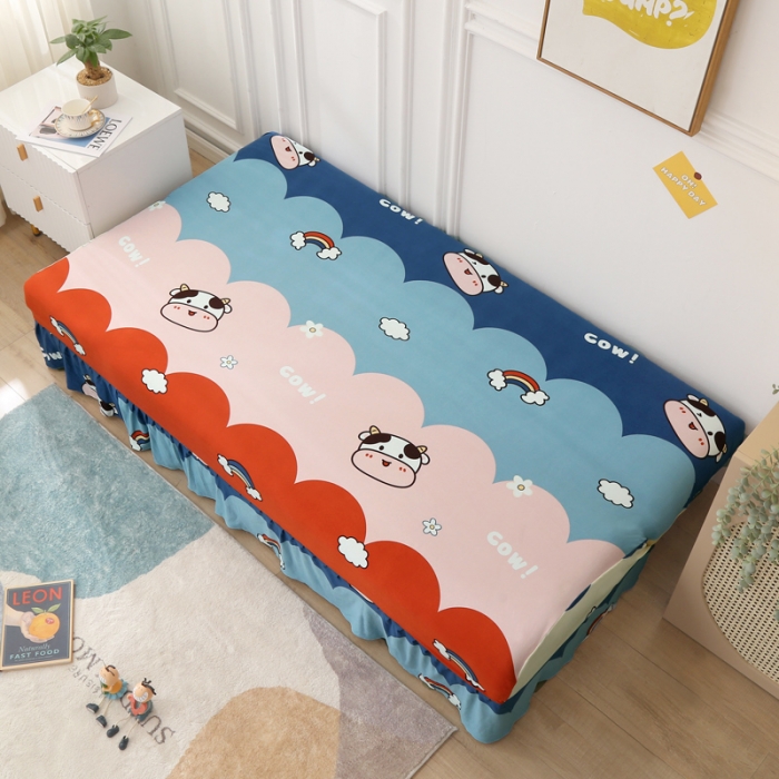 91家纺网 家纺一手货源 找家纺 雅竹家纺 牛奶丝裙边沙发套 虹牛