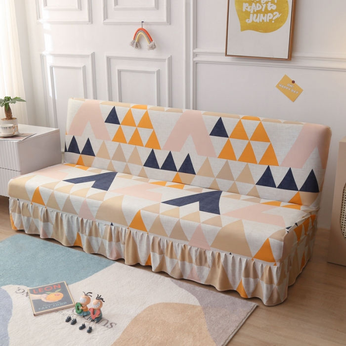 91家纺网 家纺一手货源 找家纺 雅竹家纺 牛奶丝裙边沙发套 几何