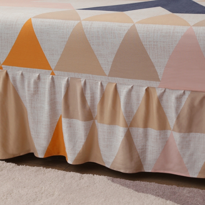 91家纺网 家纺一手货源 找家纺 雅竹家纺 牛奶丝裙边沙发套 几何