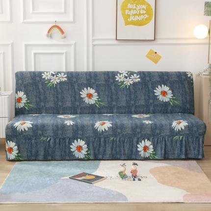 雅竹家纺 牛奶丝裙边沙发套 家菊