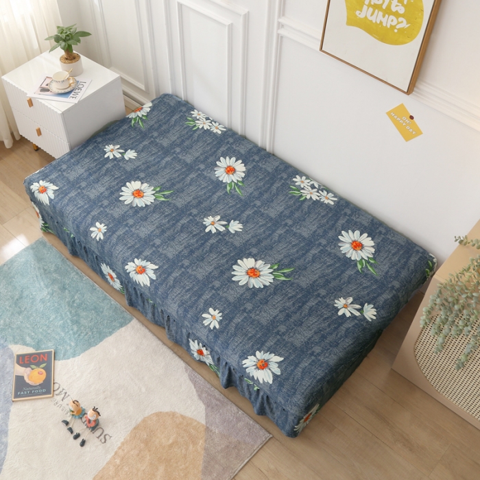 91家纺网 家纺一手货源 找家纺 雅竹家纺 牛奶丝裙边沙发套 家菊