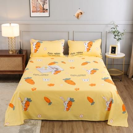 91家纺网 家纺一手货源 找家纺 （总）雅阁尔家纺 2021新款芦荟棉单床单