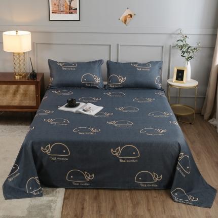 91家纺网 家纺一手货源 找家纺 （总）雅阁尔家纺 2021新款芦荟棉单床单