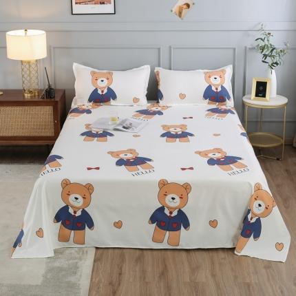 91家纺网 家纺一手货源 找家纺 （总）雅阁尔家纺 2021新款芦荟棉单床单