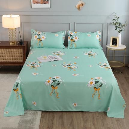 91家纺网 家纺一手货源 找家纺 （总）雅阁尔家纺 2021新款芦荟棉单床单