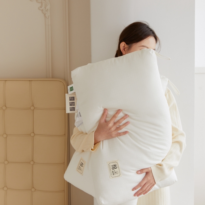 91家纺网 家纺一手货源 找家纺 （总）伟邦枕芯 2021新款原棉立高休闲枕（棚拍图）