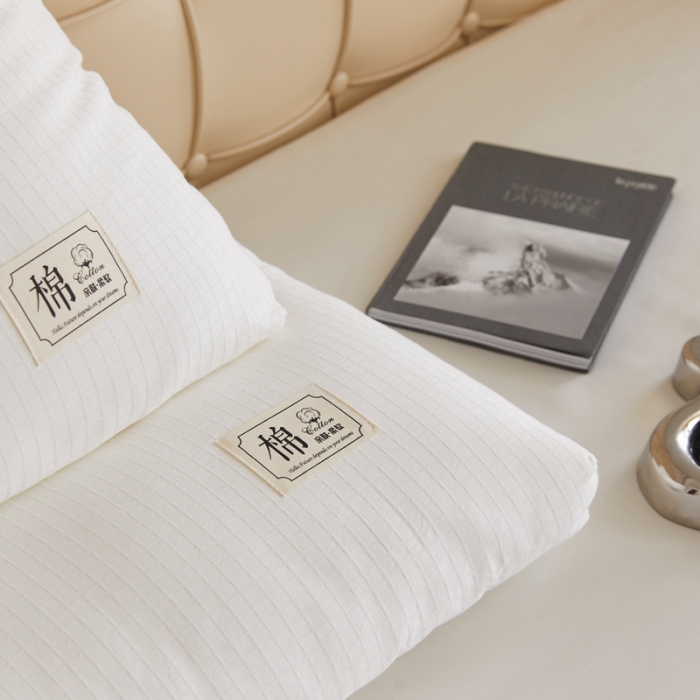 91家纺网 家纺一手货源 找家纺 （总）伟邦枕芯 2021新款原棉立高休闲枕（棚拍图）
