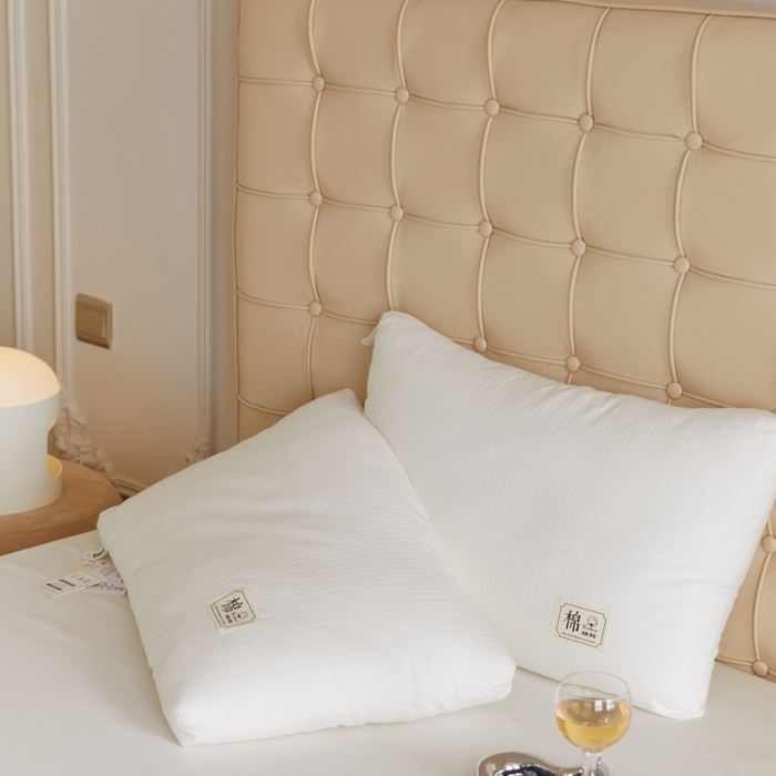 91家纺网 家纺一手货源 找家纺 （总）伟邦枕芯 2021新款原棉立高休闲枕（棚拍图）