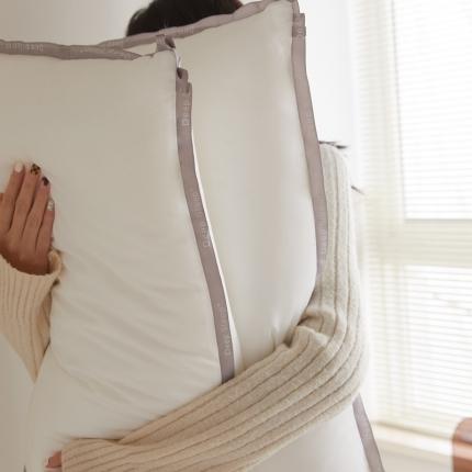 91家纺网 家纺一手货源 找家纺 （总）伟邦枕芯 2021新款日式飞边羽丝绒枕（棚拍图）