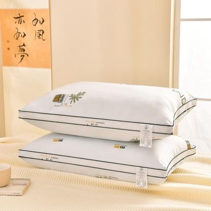 91家纺网 家纺一手货源 找家纺 （总）浩宇家纺2025直播爆款枕芯艾草枕头批发网红满天星网边