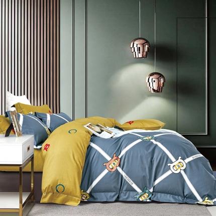 91家纺网 家纺一手货源 找家纺 (总1)棉生活新款40S臻棉四件套