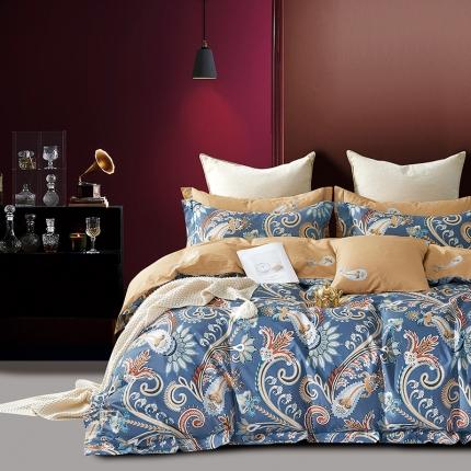 棉生活新款40S臻棉四件套 盛世浓情