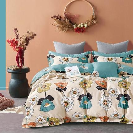 棉生活新款40S臻棉四件套 穗禾