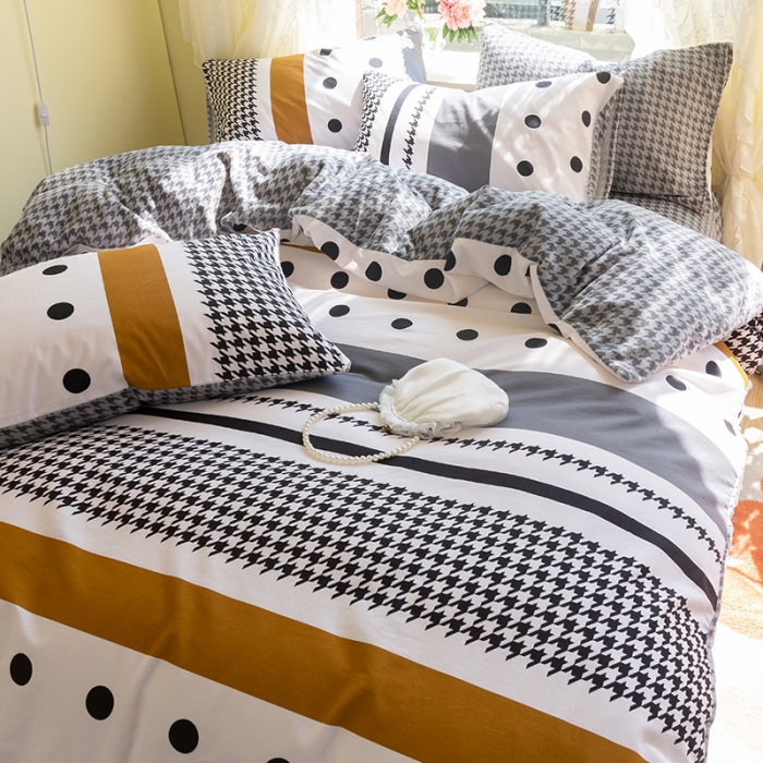 91家纺网 家纺一手货源 找家纺 （总）千朵 2021新款棉加绒四件套