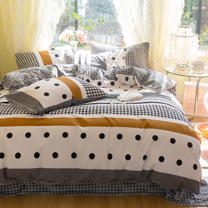 91家纺网 家纺一手货源 找家纺 （总）千朵 2021新款棉加绒四件套