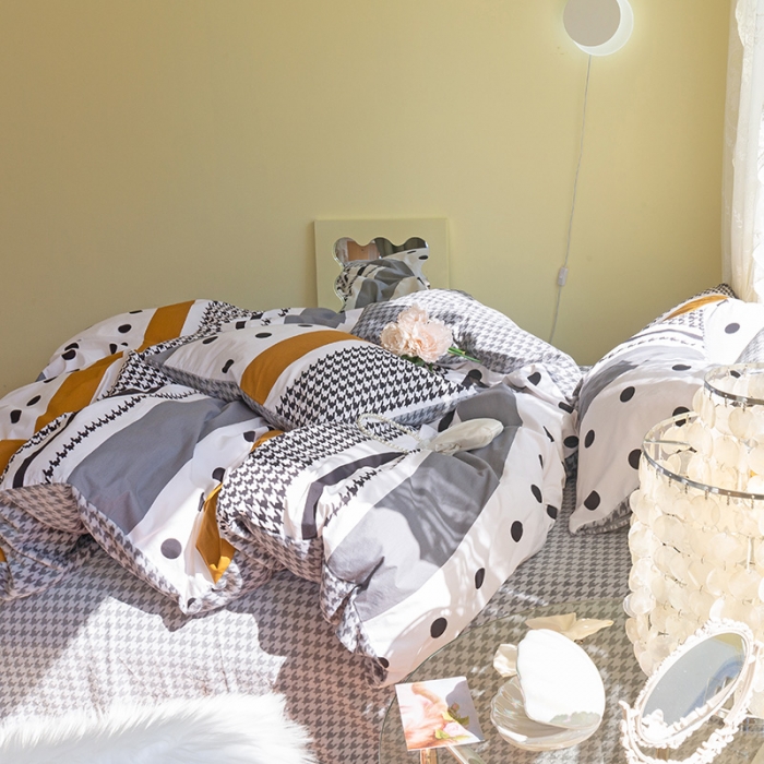 91家纺网 家纺一手货源 找家纺 （总）千朵 2021新款棉加绒四件套