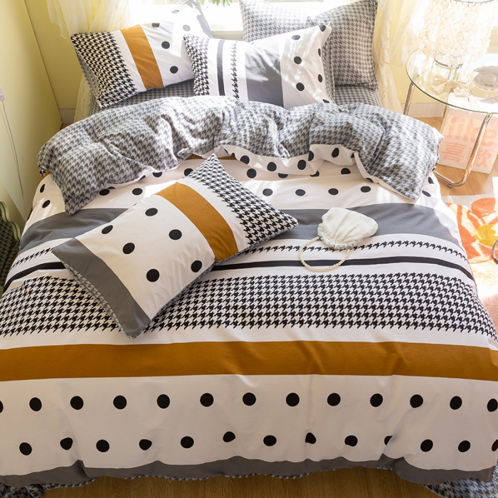 91家纺网 家纺一手货源 找家纺 千朵 2021新款棉加绒四件套 罗马空间