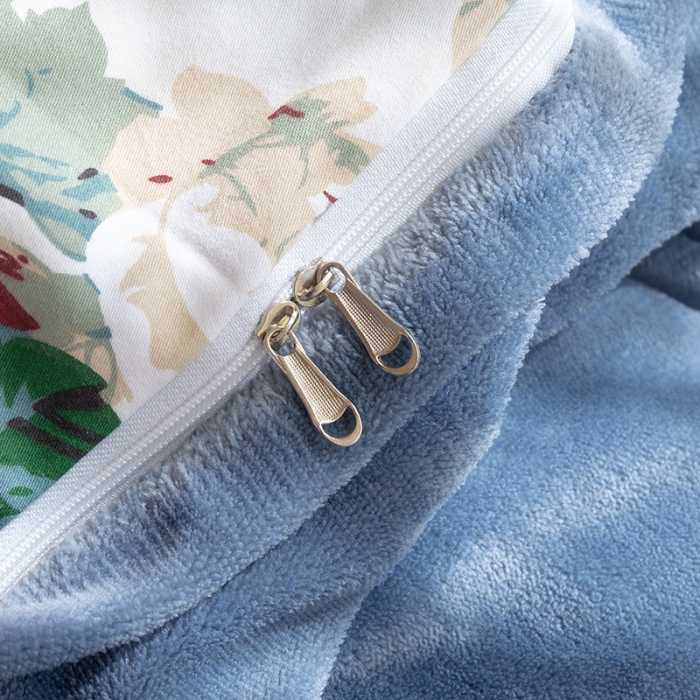 91家纺网 家纺一手货源 找家纺 千朵 2021新款棉加绒四件套 情迷花海