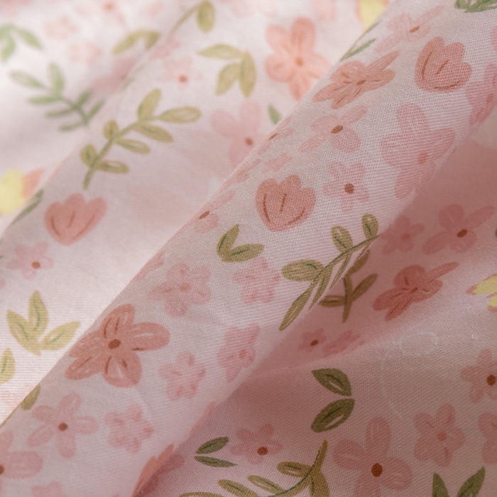 91家纺网 家纺一手货源 找家纺 千朵 2021新款13372全棉印花四件套 花环兔