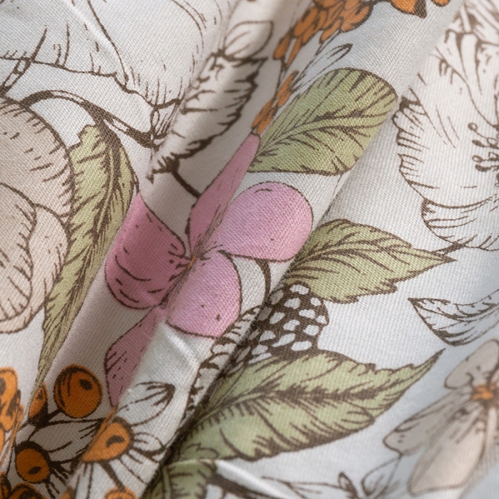 91家纺网 家纺一手货源 找家纺 千朵 2021新款13372全棉印花四件套 陌上花开