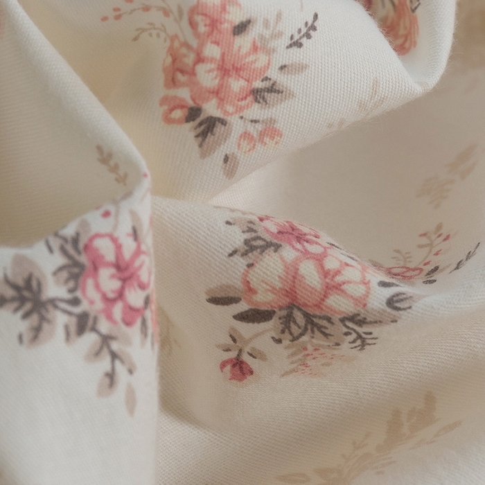 91家纺网 家纺一手货源 找家纺 千朵 2021新款13372全棉印花四件套 茵花漫漫