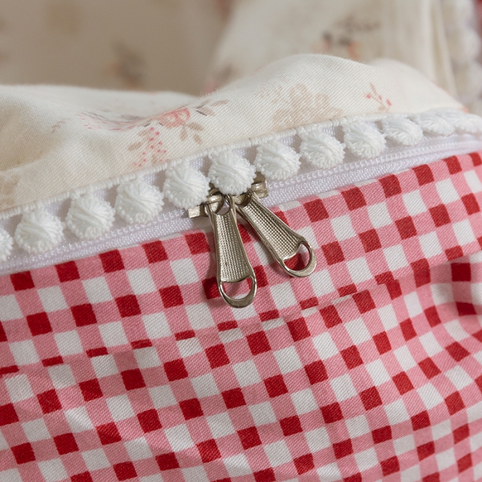 91家纺网 家纺一手货源 找家纺 千朵 2021新款13372全棉印花四件套 茵花漫漫