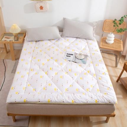 91家纺网 家纺一手货源 找家纺 2025新款 全棉纱布棉花床垫（新疆棉填充）量大价优 皇冠