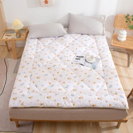 91家纺网 家纺一手货源 找家纺 2025新款 纱布棉花床垫童乐园