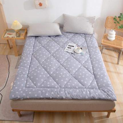 91家纺网 家纺一手货源 找家纺 2025新款 纱布棉花床垫花语