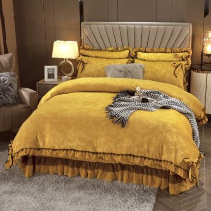 91家纺网 家纺一手货源 找家纺 （总）兴美佳家纺2021新款雕花牛奶绒四件套