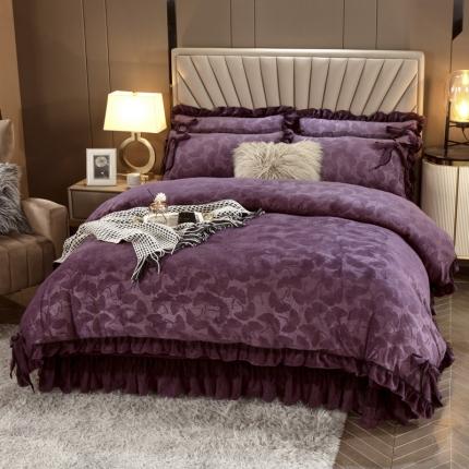 91家纺网 家纺一手货源 找家纺 （总）兴美佳家纺2021新款雕花牛奶绒四件套