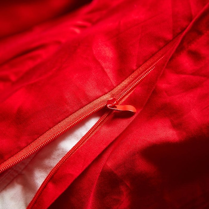 91家纺网 家纺一手货源 找家纺 布乐意 2025新款全棉绣花大红婚庆四件套多件套直播龙凤报喜