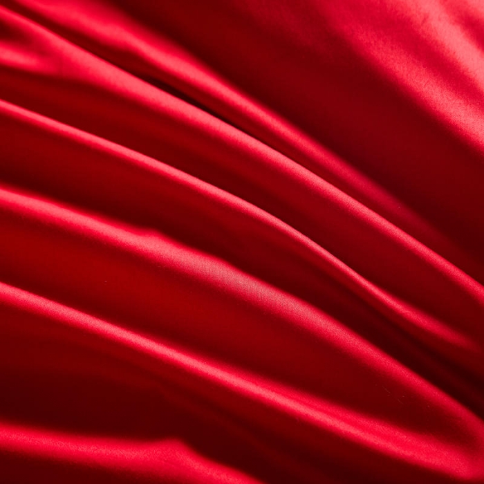 91家纺网 家纺一手货源 找家纺 布乐意 2025新款全棉绣花大红婚庆四件套多件套直播龙凤报喜