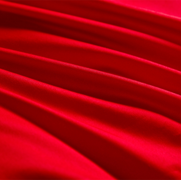 91家纺网 家纺一手货源 找家纺 布乐意 2025新款全棉绣花大红婚庆四件套多件套直播天生一对