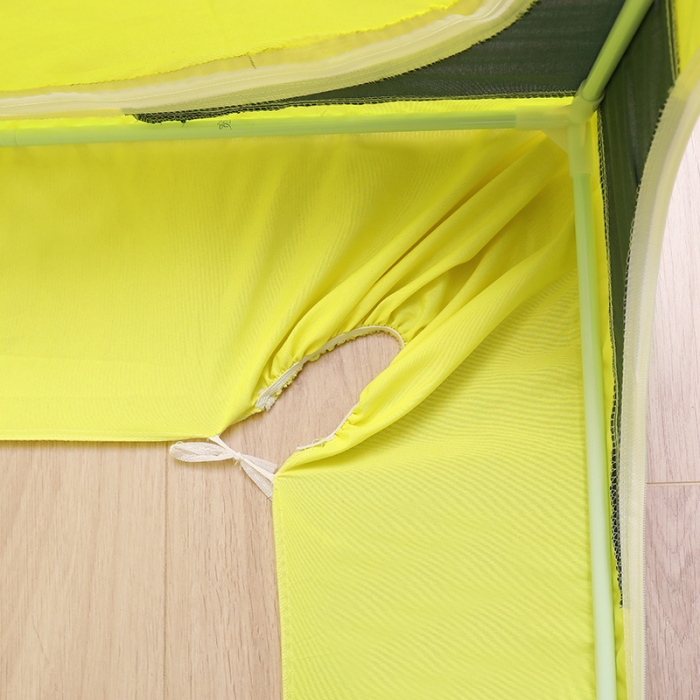 91家纺网 家纺一手货源 找家纺 （总）迪凡保罗5841新款遮光帘子母蚊帐-不带遮光帘烤漆支架