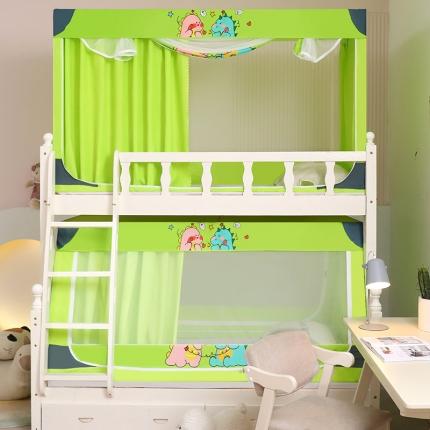 91家纺网 家纺一手货源 找家纺 总-迪凡 5841新款遮光帘子母蚊帐-带遮光帘不锈钢伸缩支架