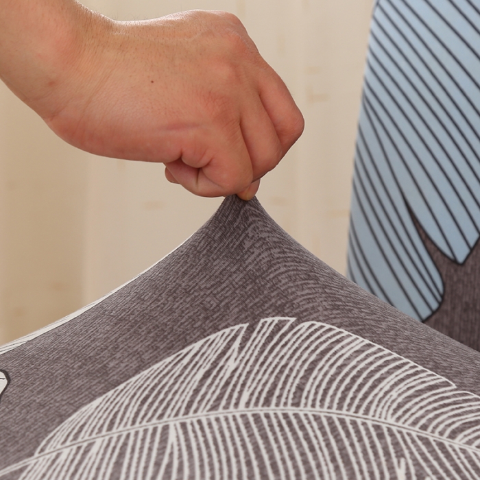 91家纺网 家纺一手货源 找家纺 雅竹家纺 牛奶丝半包弹力连体椅套 美人蕉