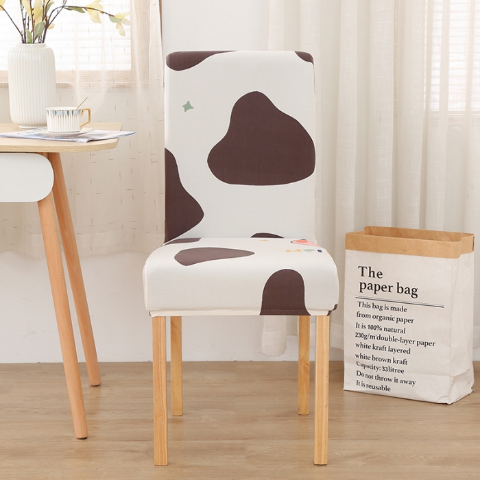 91家纺网 家纺一手货源 找家纺 雅竹家纺 牛奶丝半包弹力连体椅套 奶牛