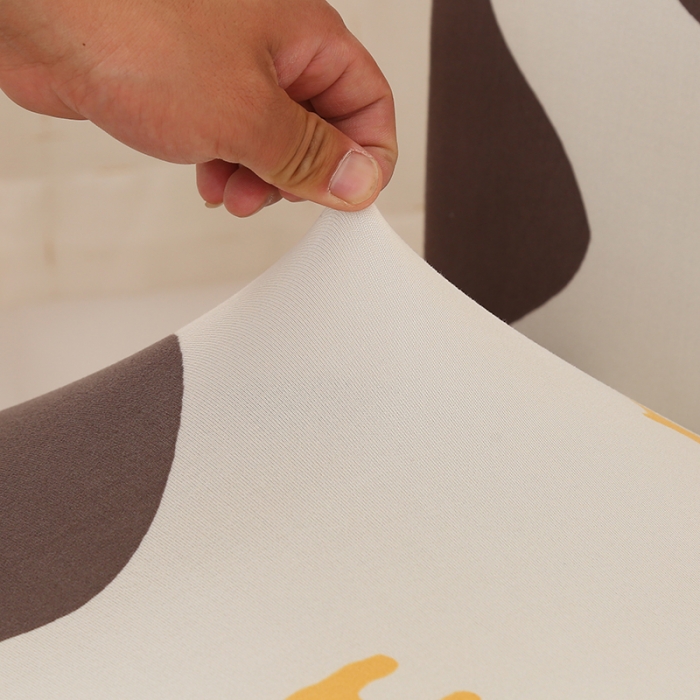 91家纺网 家纺一手货源 找家纺 雅竹家纺 牛奶丝半包弹力连体椅套 奶牛