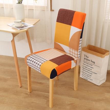 雅竹家纺 牛奶丝半包弹力连体椅套 尼采