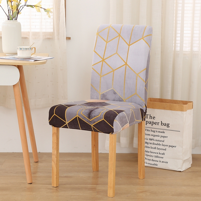 91家纺网 家纺一手货源 找家纺 雅竹家纺 牛奶丝半包弹力连体椅套 泼墨