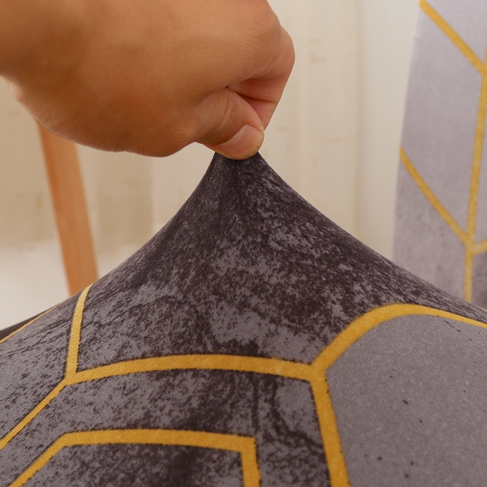 91家纺网 家纺一手货源 找家纺 雅竹家纺 牛奶丝半包弹力连体椅套 泼墨