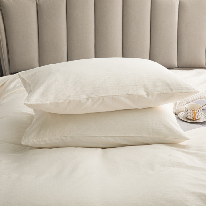 91家纺网 家纺一手货源 找家纺 安莱生活 2021新款原棉不染四件套 小雨点